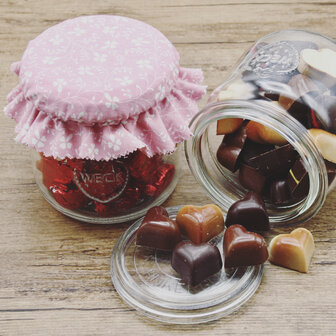 Sneukelbokaal gevuld met chocolade (500g)