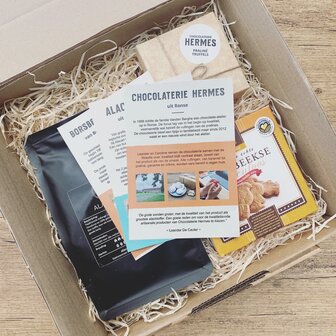Koffiepauze geschenkpakket met infokaartjes
