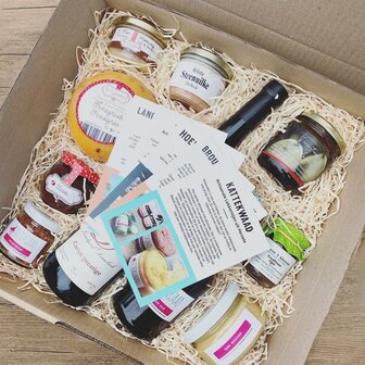 De fijnproever geschenkpakket infokaartjes