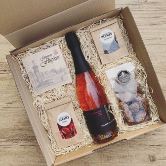 Bruisende chocolade geschenkpakket 