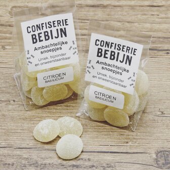 Bebijn Citroen-basilicum gommetjes (100g)