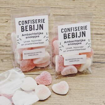 Confiserie Bebijn Bloedsinaasappel-kweepeer gommetjes (100g)