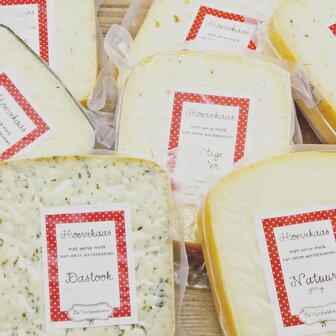 De Vierhoekhoeve Hoevekaas (blokje van 300g)