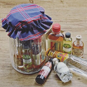 Minibar in a jar