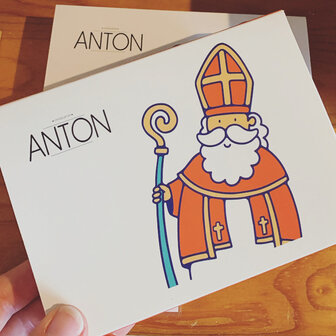Anton Sint en Piet pralines in luxe doosje (10 stuks)