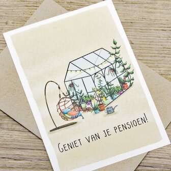 Vive le Vero Wenskaart Pensioen