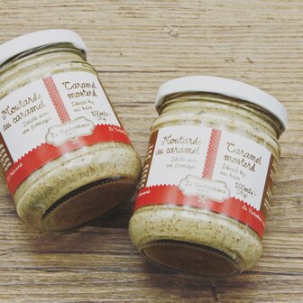 De Vierhoekhoeve Caramel mosterd (200ml)