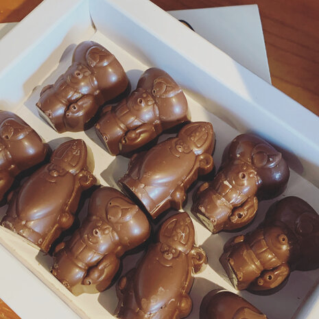 Anton Sint en Piet pralines in luxe doosje (10 stuks)