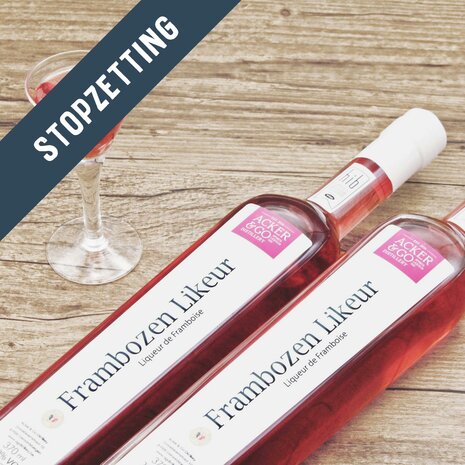 Acker & Go Witte frambozen likeur (37cl) - STOPZETTING