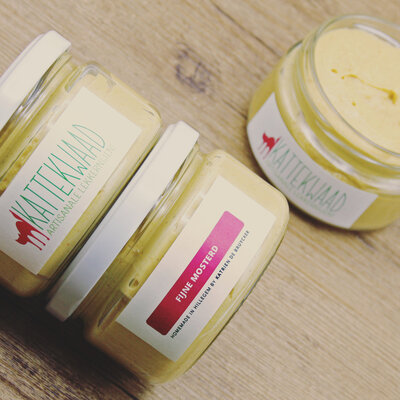 Kattekwaad Fijne mosterd (220g)