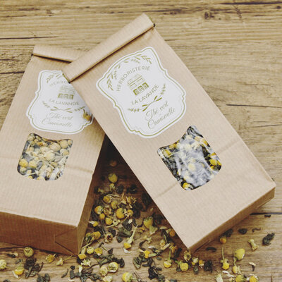 La Lavande Thé vert-camomille (50g)