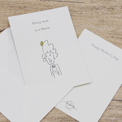 Planeet Noom Wenskaart Moederdag