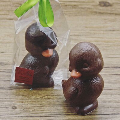 Bon Appetine Kuikentje in fondant chocolade (10 cm)