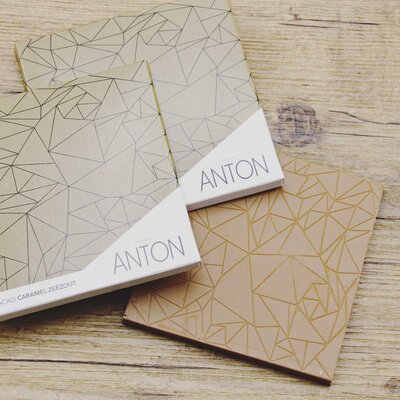 Anton Chocoladetablet caramel-zeezout (100g)