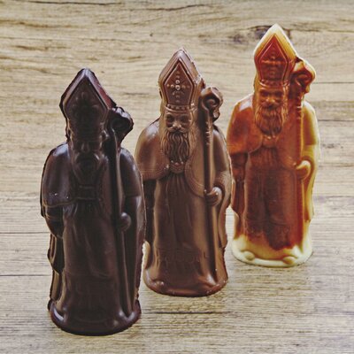 Hermes Chocoladefiguur Sinterklaas (17 cm)