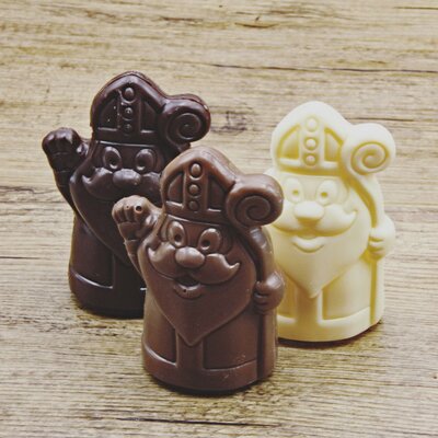 Anton Chocoladefiguur Zwaaiende Sint (9cm)