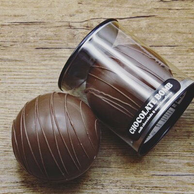 Bon Appetine Chocolate bomb melkchocolade & marshmallows (1 stuk)