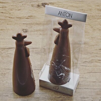 Anton Chocoladefiguur Lange kip in melkchocolade (24 cm)