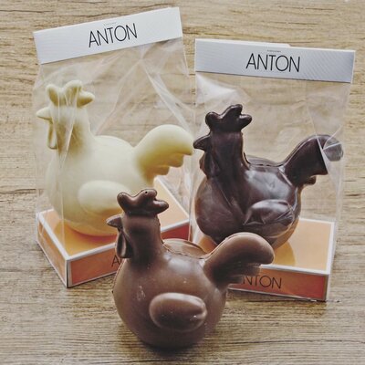 Anton Chocoladefiguur Kleine kip (15 cm)