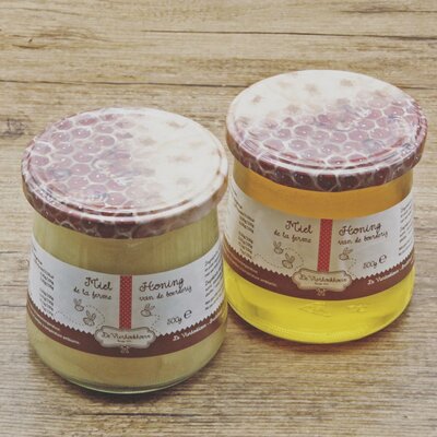 De Vierhoekhoeve Honing van de boerderij (500g)