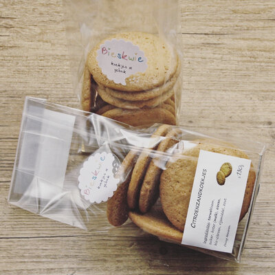 Bieskwie Citroenkoekjes (10 stuks)