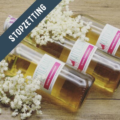 Kattekwaad Vlierbloesem siroop (75cl) - STOPZETTING